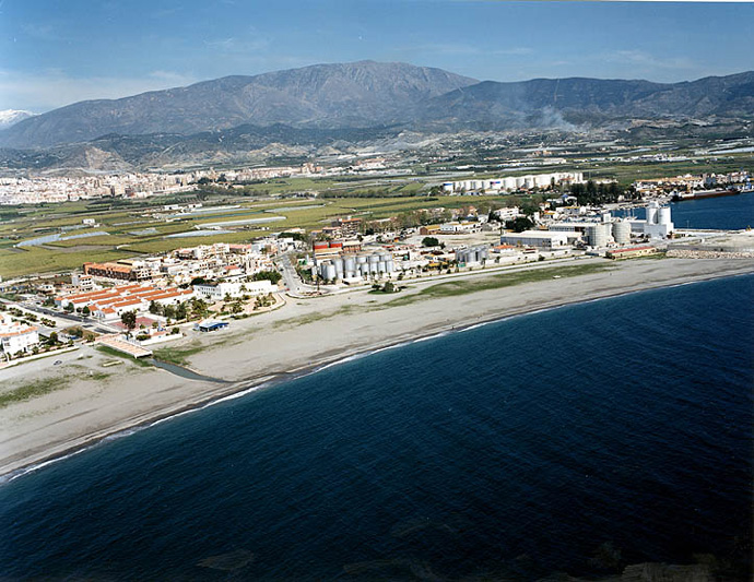 Trasvase de arena en playa Granada y playa La Cagailla. Términos municipales de Motril y Salobreña (Antes de las obras)