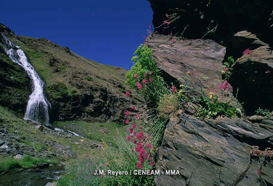 Durante el deshielo, son muchas las cascadas que se forman en las paredes más escarpadas de estas montañas.