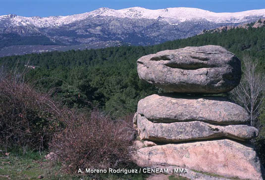 La Cuerda larga con 16 km. de longitud, y una altiud media por encima de los 2.000 metros, es una de las principales alineaciones montañosas de la Sierra de Guadarrama.