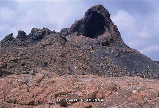 Los hornitos son cráteres volcánicos de poca envergadura, que pueden considerarse como volcanes incipientes.