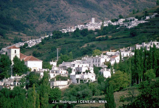 En las faldas de Sierra Nevada, se encuentran una serie de pueblos que forman una de las comarcas más bellas de España, la Alpujarra.