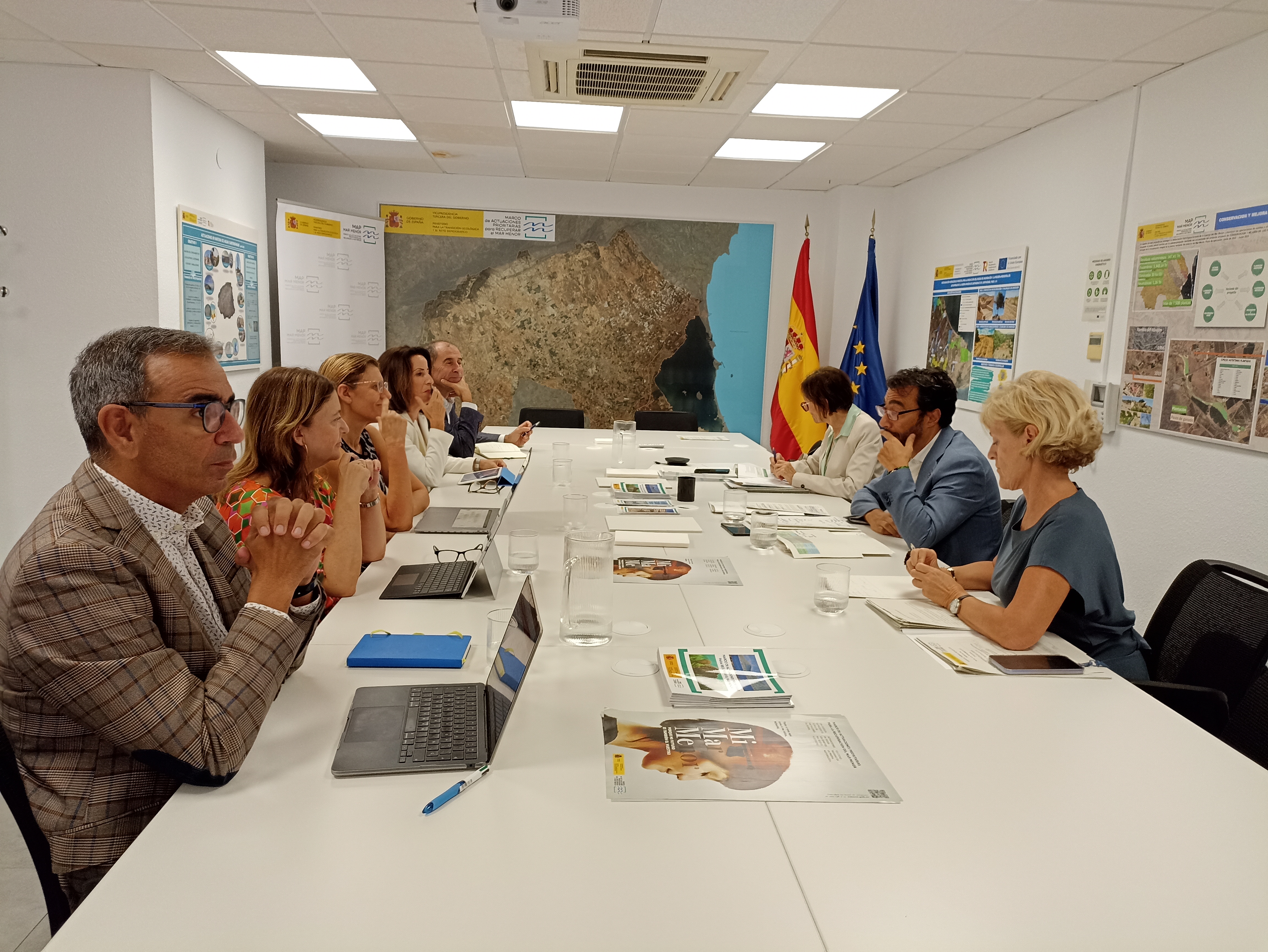 Reunión entre representantes del MITECO y las universidades públicas de Murcia