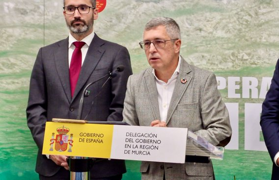 Hugo Morán comparece en Murcia