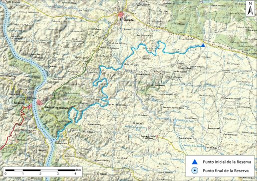 Detalle mapa Rivera Grande de la Golondrina