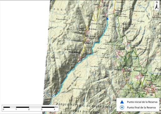 Detalle mapa Río Laboreiro