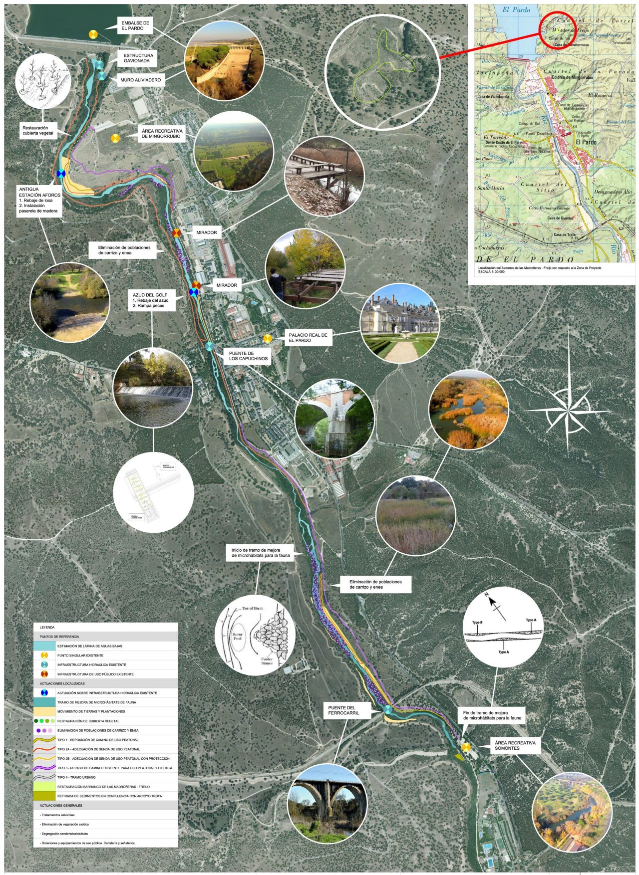 Plan PIMA Adapta Manzanares Planta General Ejecución Actuaciones