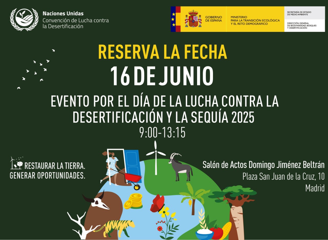 Día Mundial de Lucha Contra la Desertificación y la Sequía 2025