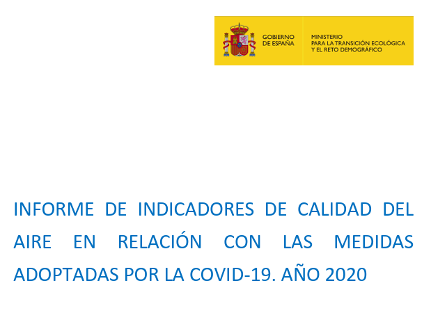 NDICADORES DE CALIDAD DEL AIRE COVID MEDIDAS - 2020
