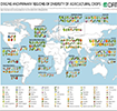 Mapa con el origen geográfico de tu comida