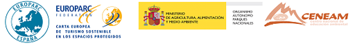 Logotipo de MAGRAMA,EUROPARC Y CENEAM