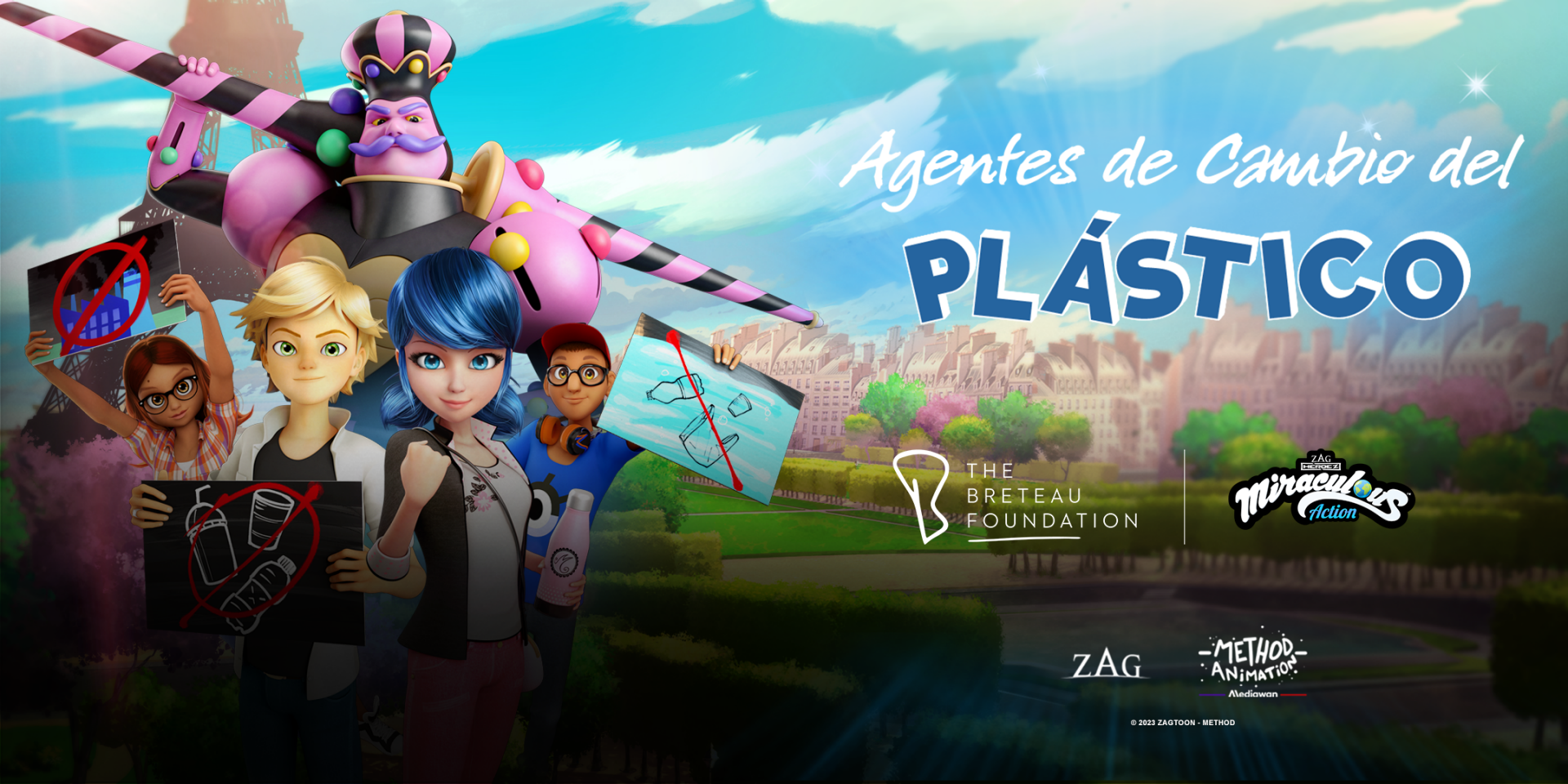 Agentes del cambio de plástico