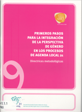 Sobre la portada fucsia, el título de la publicación en blanco