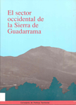 Portada del libro El sector occidental de la sierra de Guadarrama