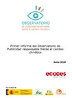 Primer informe del Observatorio de Publicidad Responsable frente al Cambio Climático