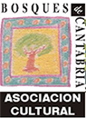 Logotipo con un árbol rodeado del nombre de la asociación