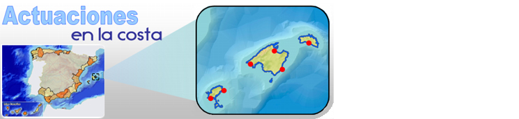 Actuaciones, proyectos y obras para la protección de la costa