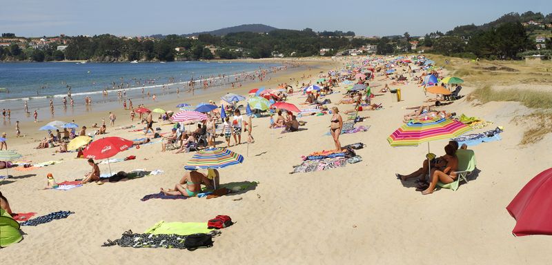 Recarga de arena en las playas