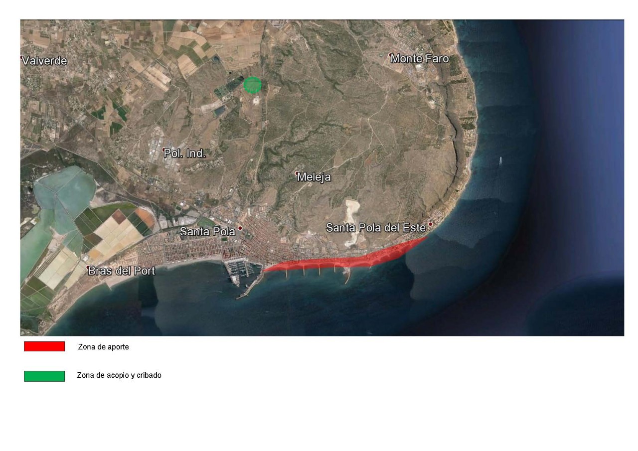 Plano de actuaciones en el emplazamiento