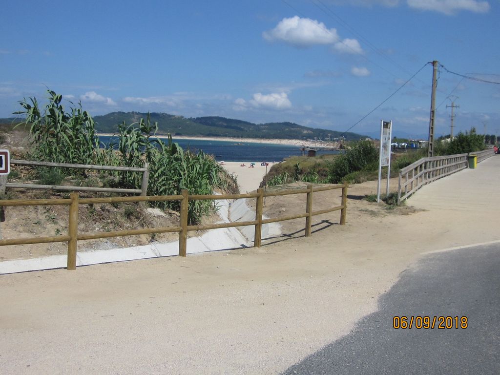 Obra de emergencia para la reparación del talud en el camino de acceso a la Ermita de A Lanzada, t.m. de Sanxenxo