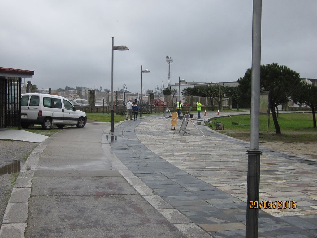 Reparaciones varias en la Playa de Compostela (Vilagarcía de Arousa)