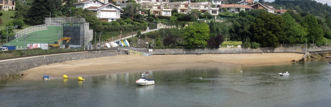 Entorno Playa de Toña. Movimiento de arena