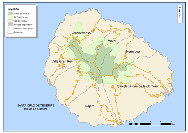 Área de influencia socioeconómica del Parque Nacional de Garajonay