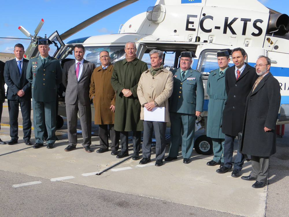 La Guardia Civil recibe dos helicópteros de la Secretaría General de Pesca para labores de vigilancia marítima