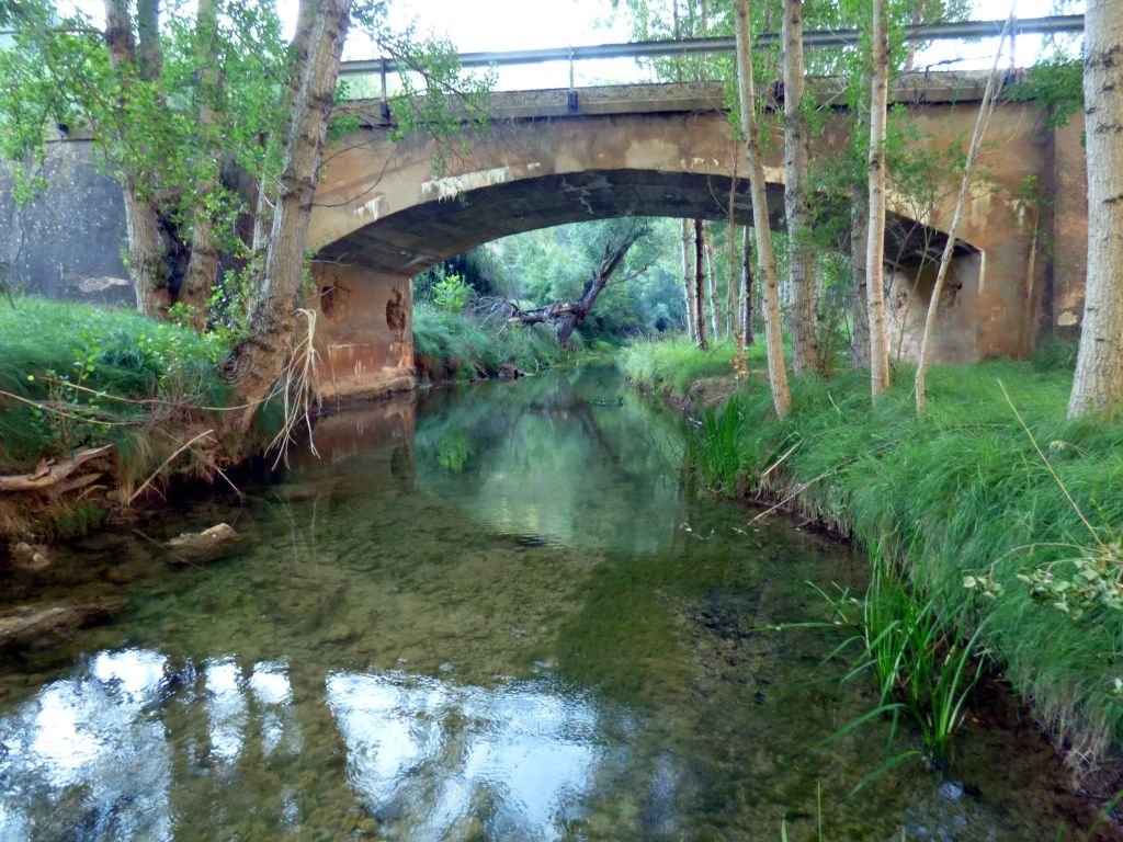 Puente sobre la reserva natural fluvial Río Cabriel