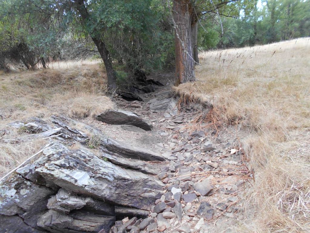 Cauce seco con gran estacionalidad en la reserva natural fluvial Alto Turienzo y afluentes