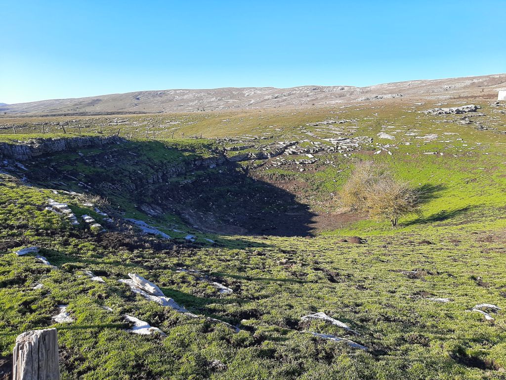 Dolina decamétrica en la Sierra de Andía