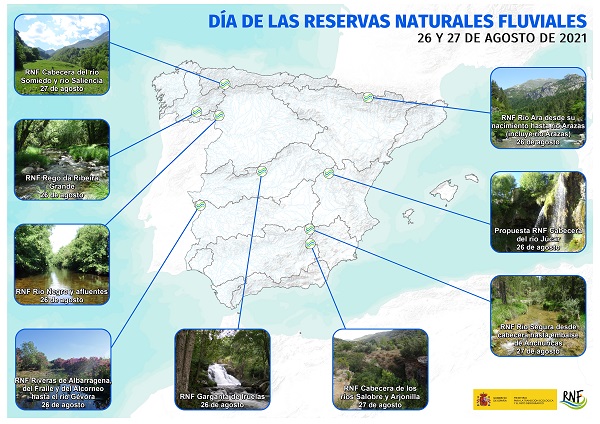 Reservas seleccionadas para el Día de las RNF (Haga clic para ampliar)