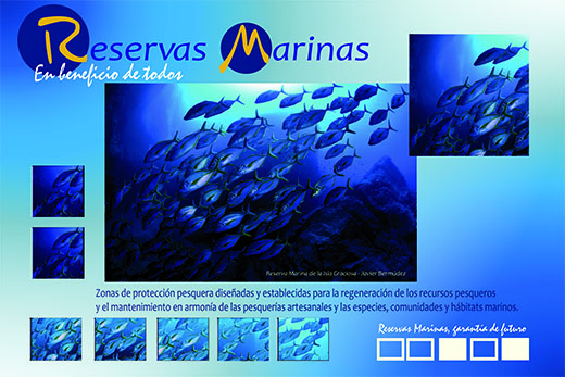 Panel 1. Presentación de la exposición Reservas Marinas