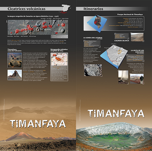 Panel 9. La geología de los parques nacionales: Timanfaya  Close