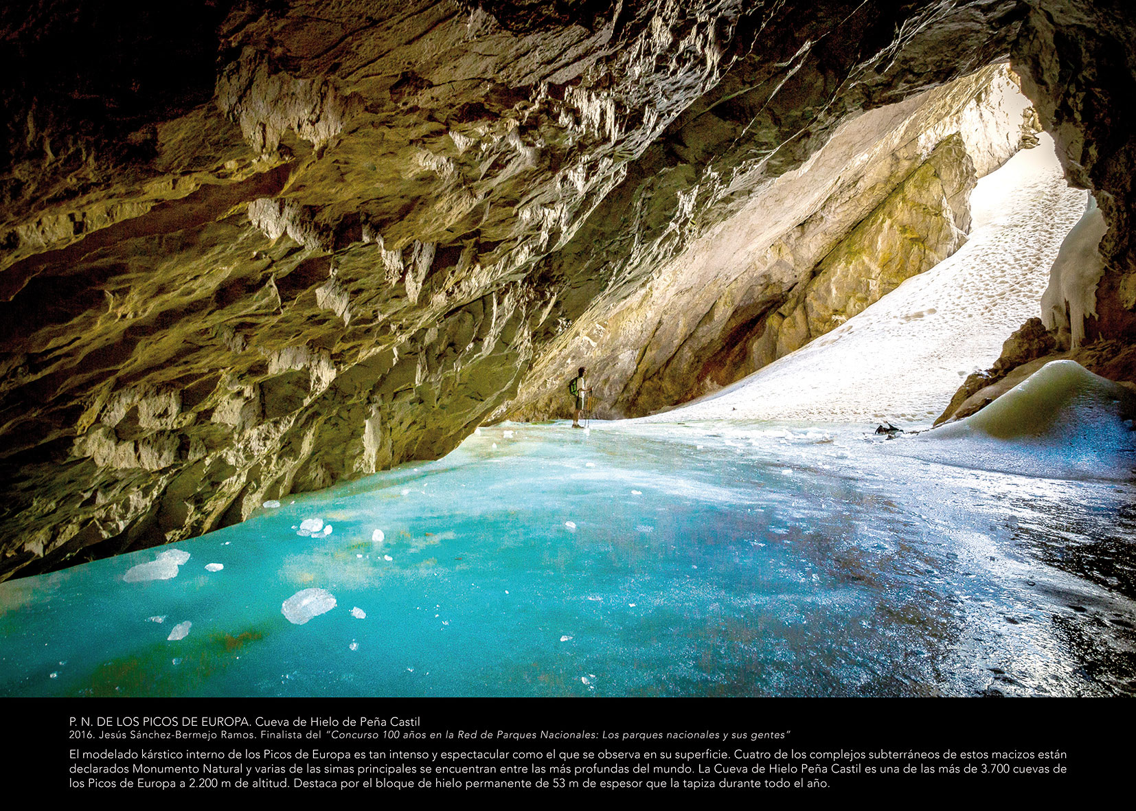 Panel Picos 12 - Cueva de Hielo de Peña Castil