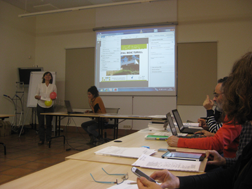 Presentación de la experiencia sobre el aula ambiental Bosc Turull. Alexia Cumplido
