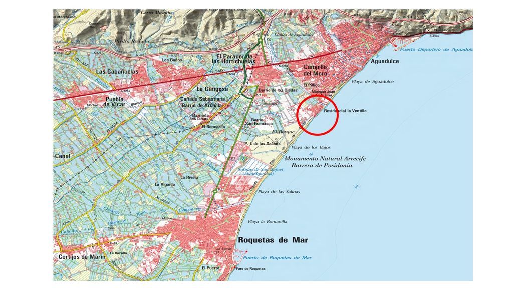 Plano de situación La Ventilla