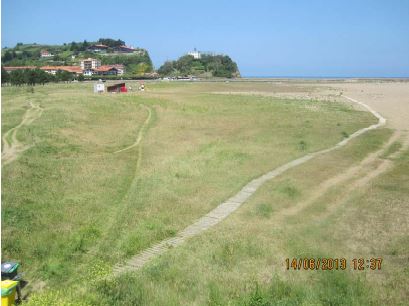 Plan PIMA Adapta – Proyecto de restauración de la duna de la playa de Santiago.(Itinerarios peatonales). Antes