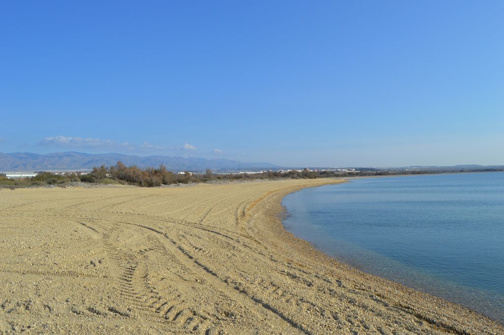 Recuperación ambiental de la playa de El Perdigal, Almería (Durante las obras)