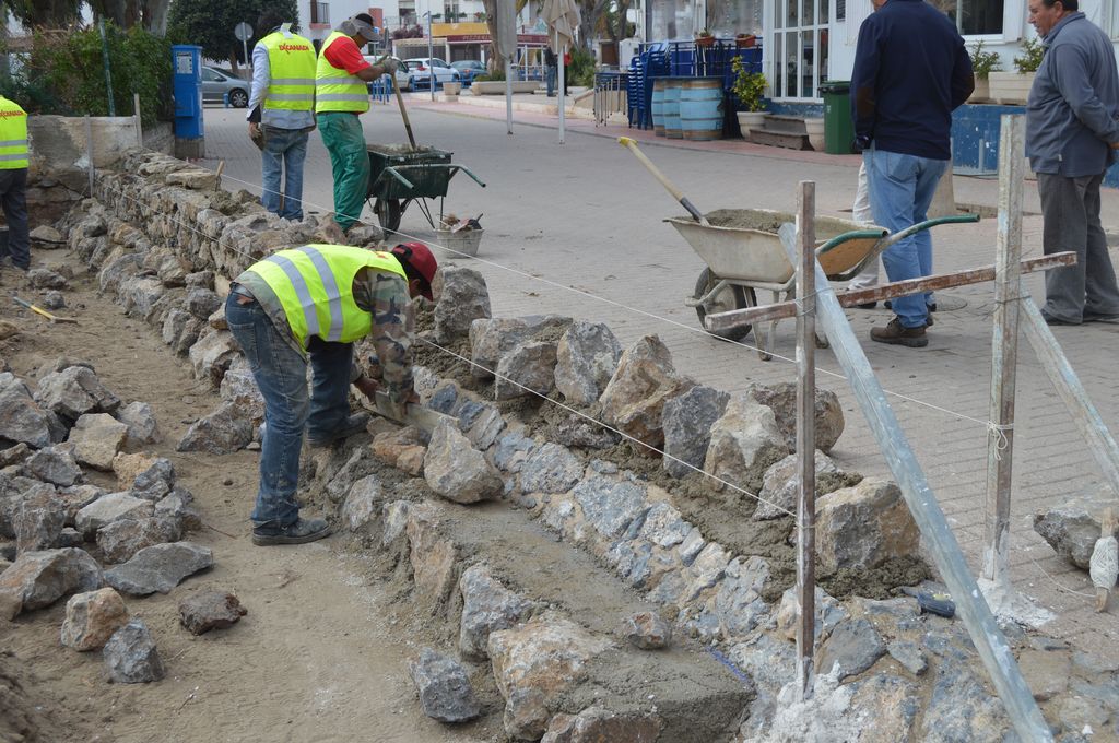 Durante las obras