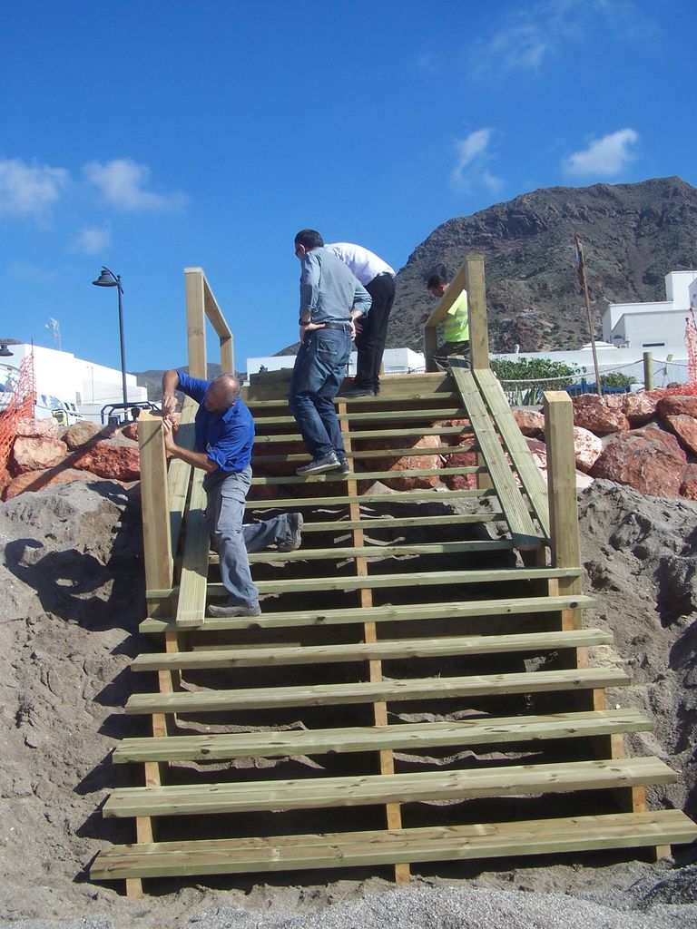 Durante las obras