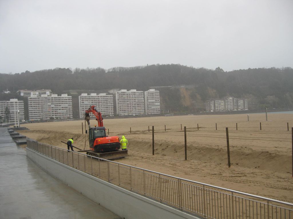 Durante las obras