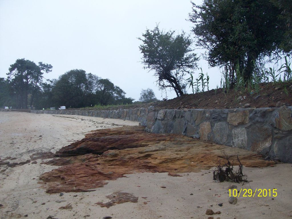 Playa de Ladeira do Chazo (T.M. de Boiro). Después de las obras