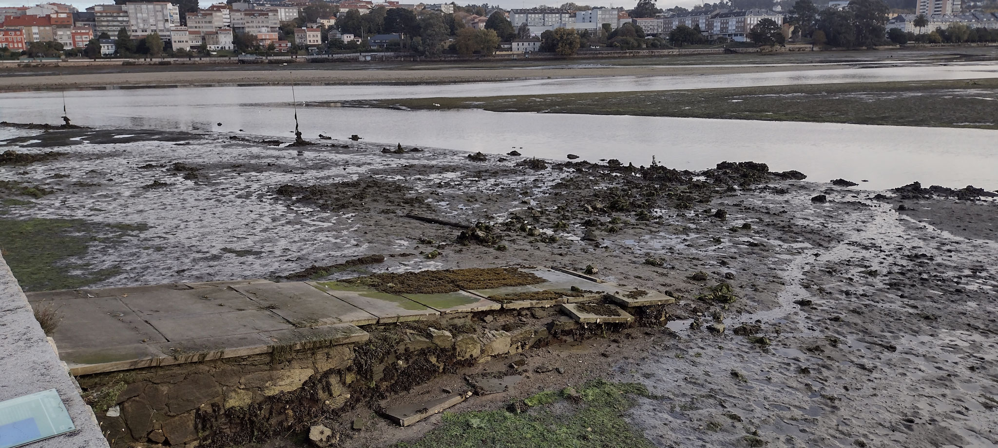 Antes de las obras. Zona ponte Pasaxe.