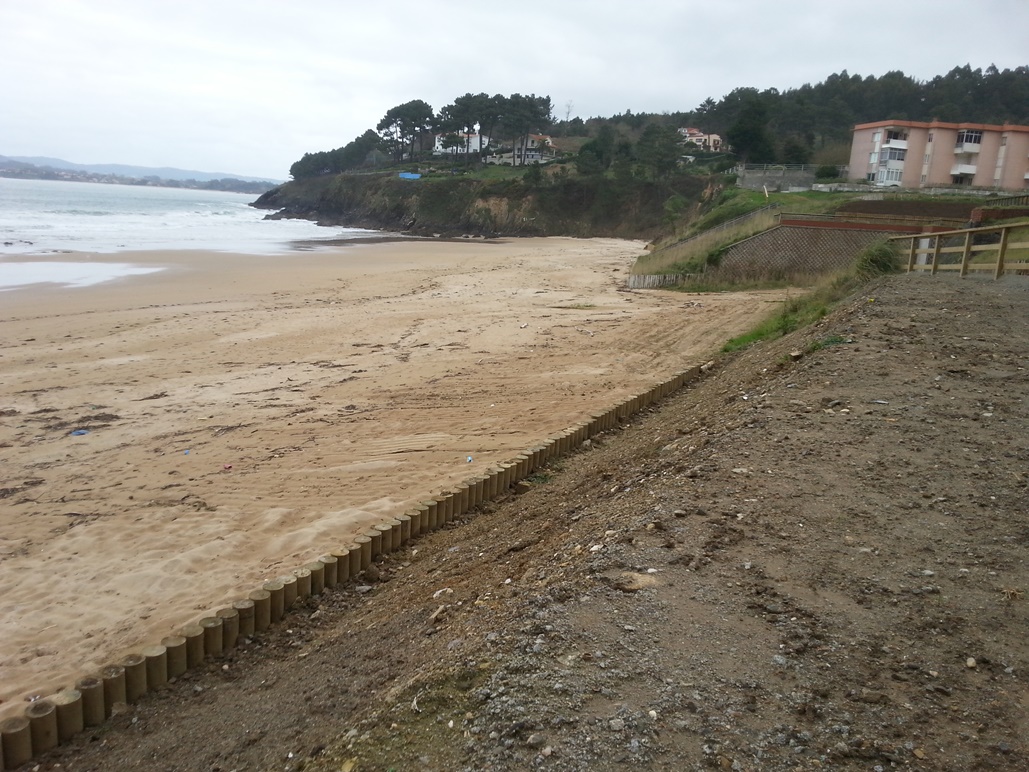 Mantenimiento y conservación IV. Trabajos en playa de Ber, Pontedeume (Después de las obras)