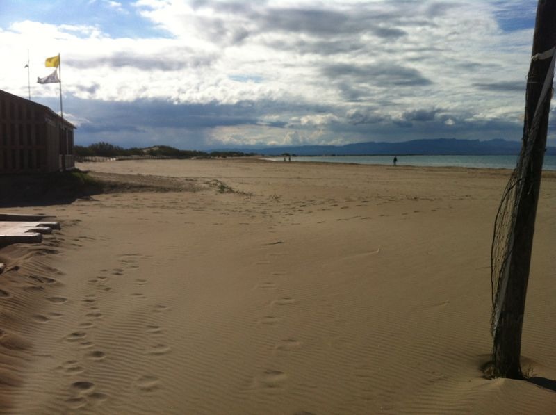 Reperfilado de la playa de Riomar (TM Deltebre. Antes de las obras) 