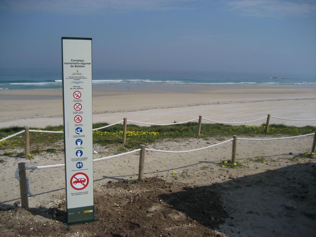 Accesos a la playa de Baldaio