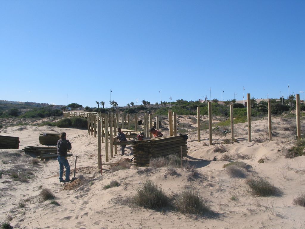 Durante las obras