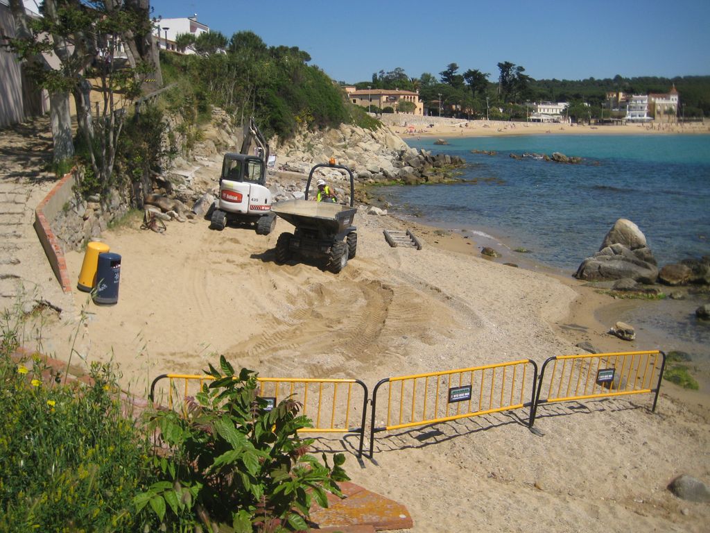 Durante las obras