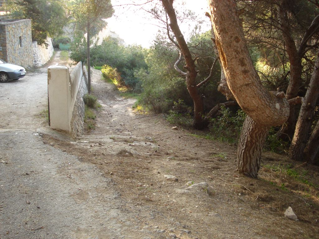 Actuaciones en la cala de la Llobella (antes)