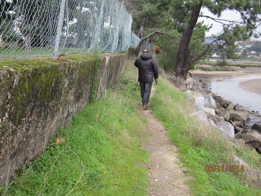 Camping de Baiona (T.M. de Baiona). Antes de las obras